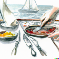 Kochen bei Wind und Wetter