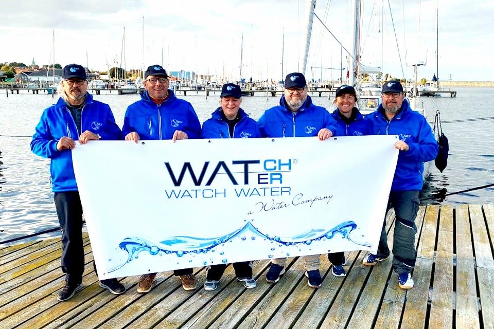 v.l.n.r. Alexander Karl, Enrico Spinelli (Skipper), Nicole Schwenk, Holger Töllner, Marion Achenbach, Jörg Gregor